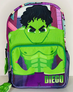 madi backpack green man